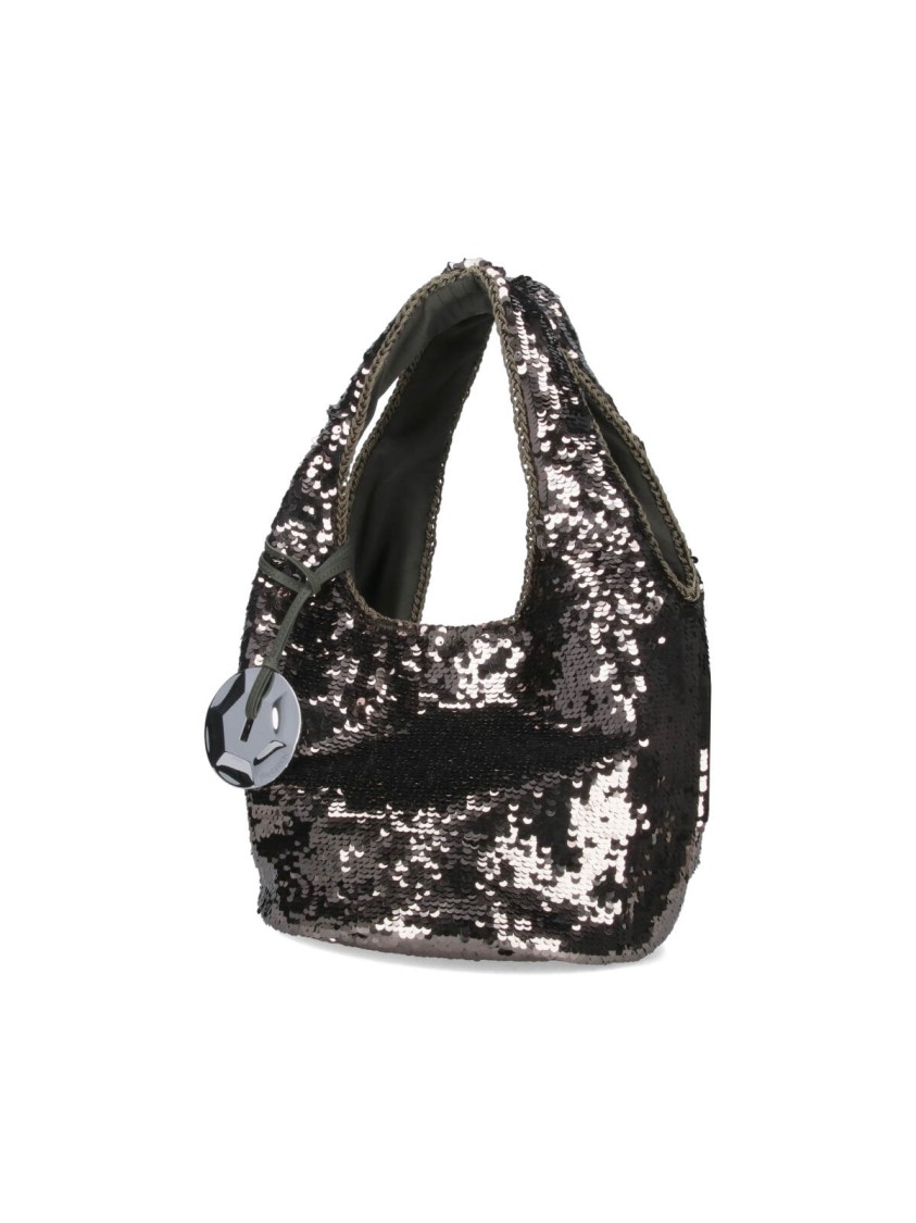 Jw Anderson J. W. Anderson Mini Sequin Bag – Brown In Brown