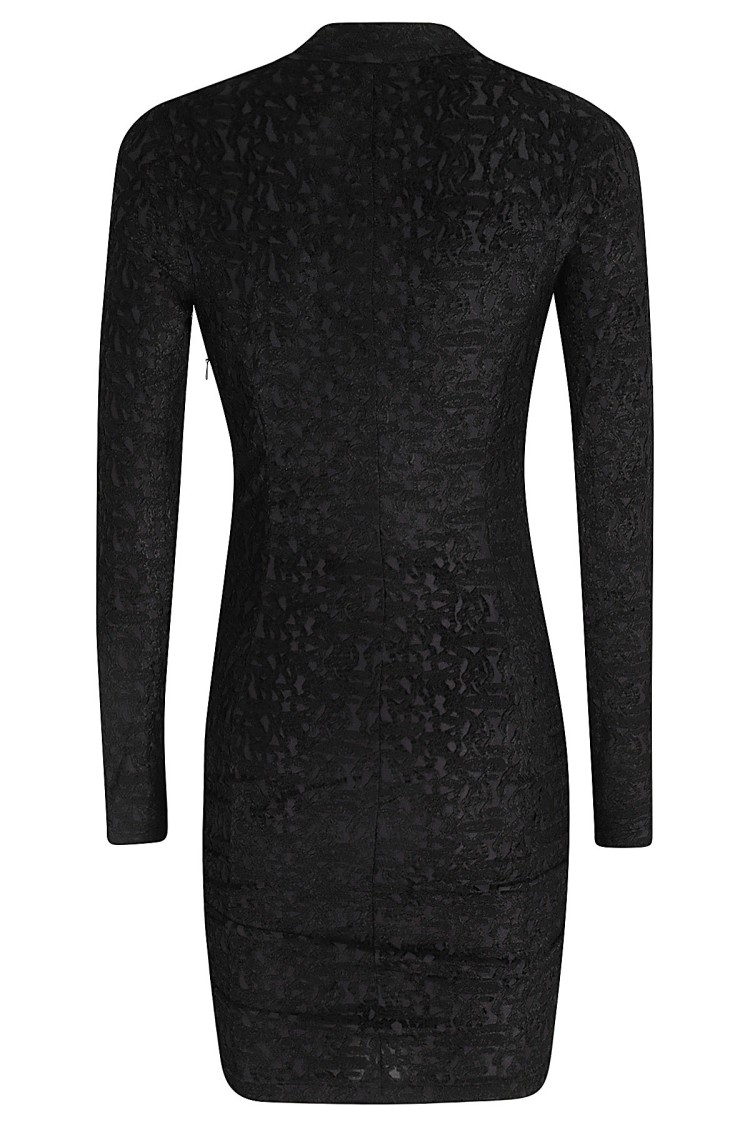 Shop Isabel Marant Dilia Fitted Black Mini Dress
