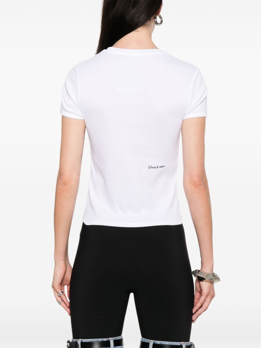 Coperni X Disney T-shirt Princess Aus Baumwoll-jersey In White