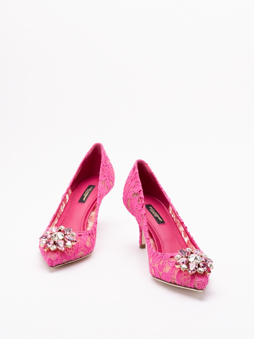 Dolce & Gabbana `rainbow` Pumps With Brooch Detailing