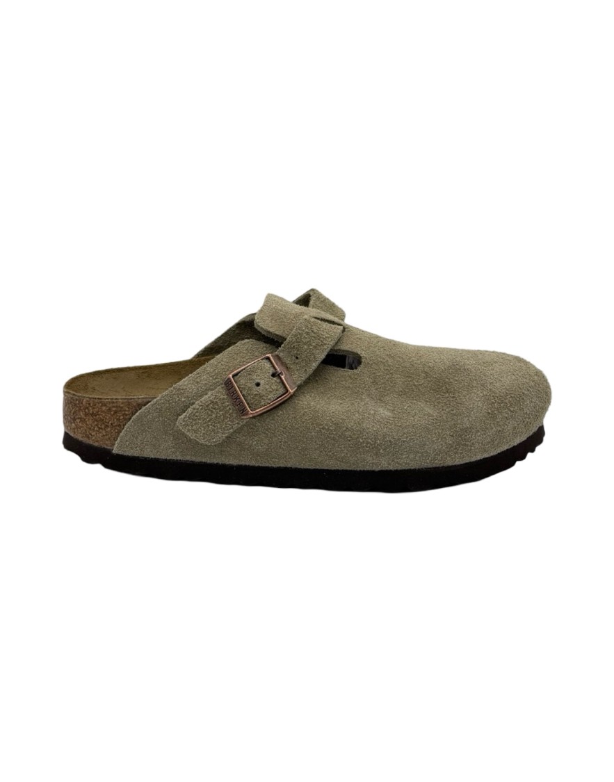 Birkenstock Boston Clog – Taupe In Gray
