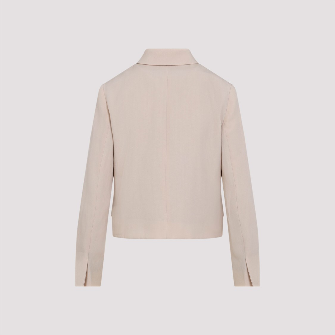 Fabiana Filippi Elegant Virgin Wool Jacket For Women In Neutrals