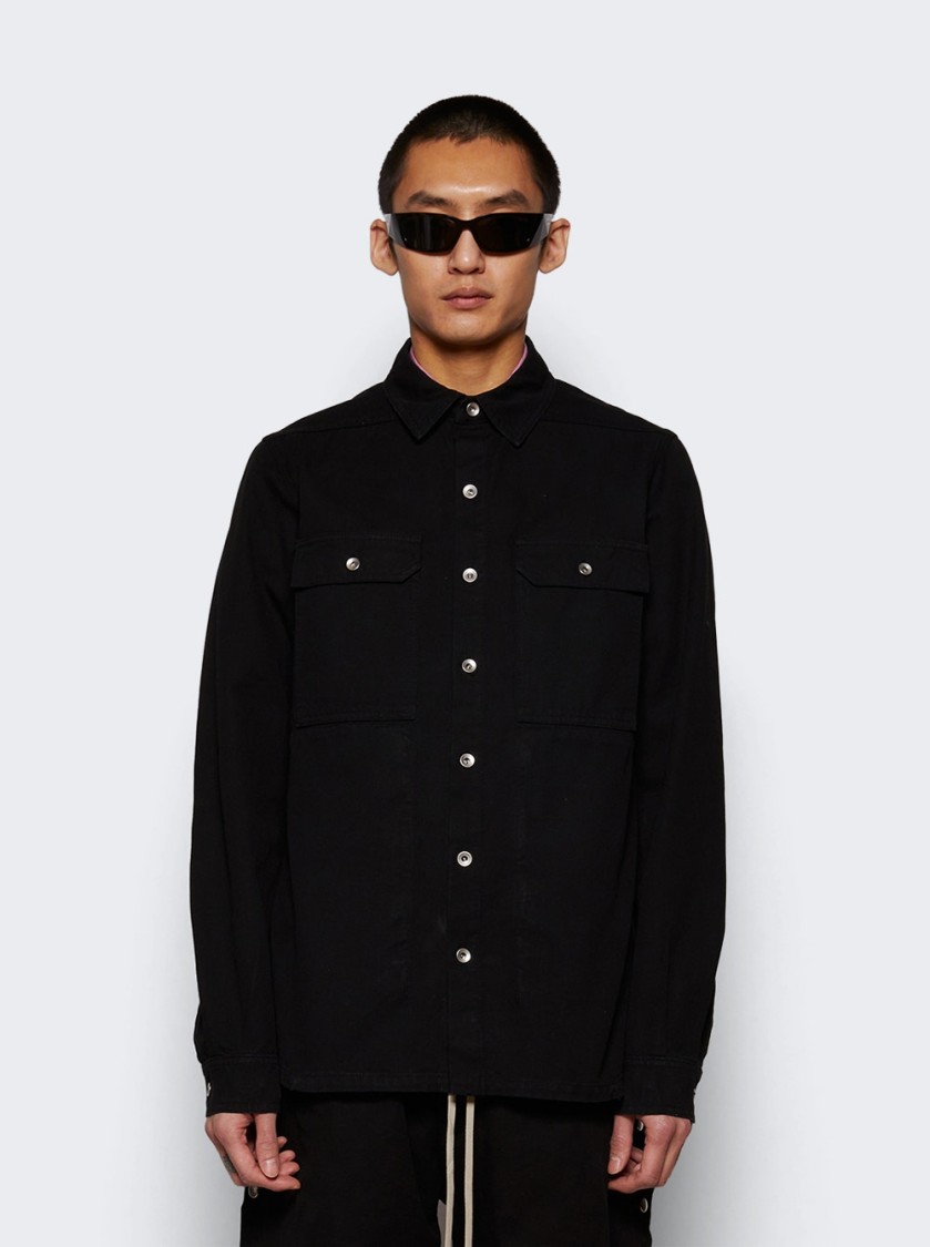 Rick Owens Drkshdw Drkshdw By Rick Owens Outershirt Jacket Black