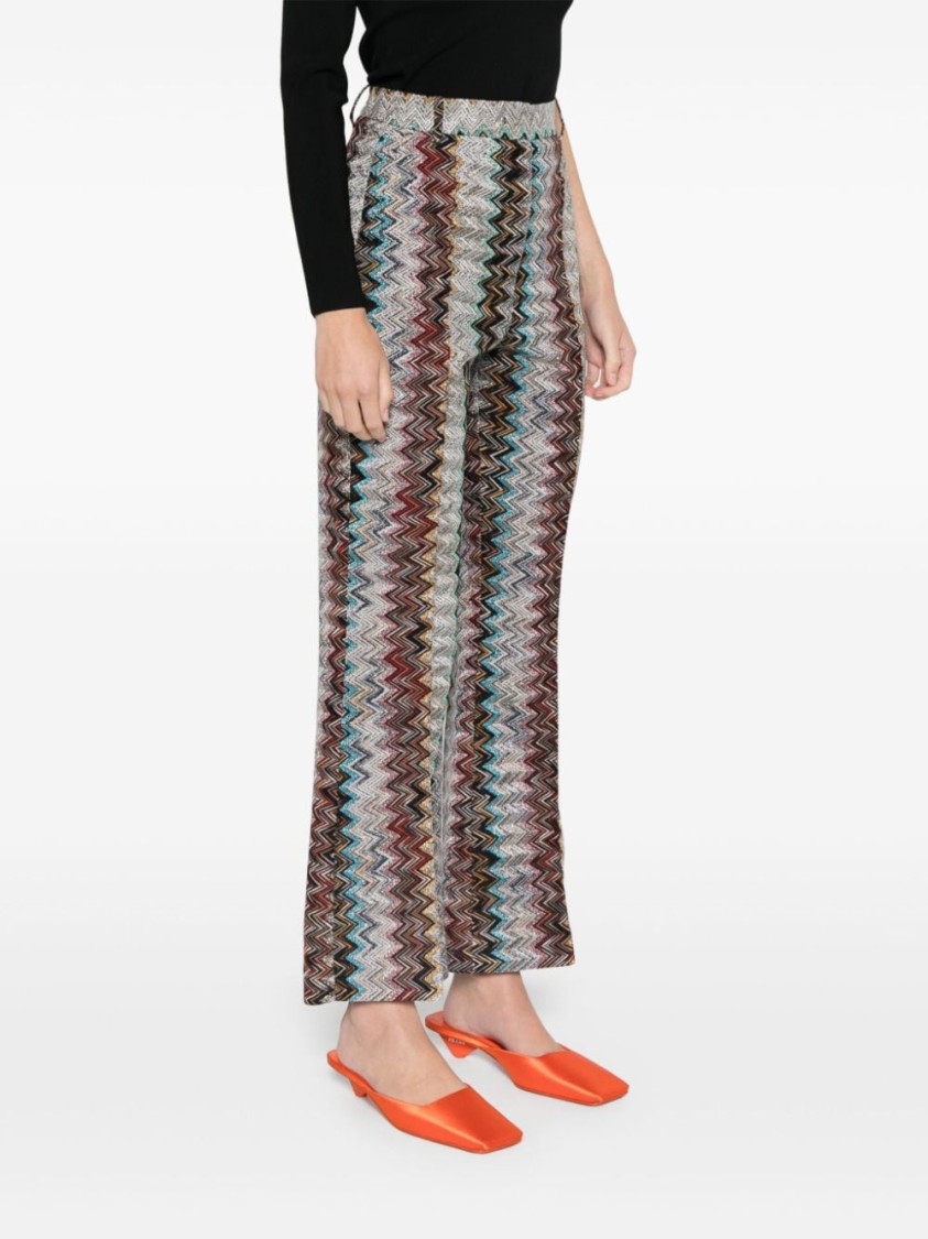 Missoni Zigzag-design Trousers In Multicolor