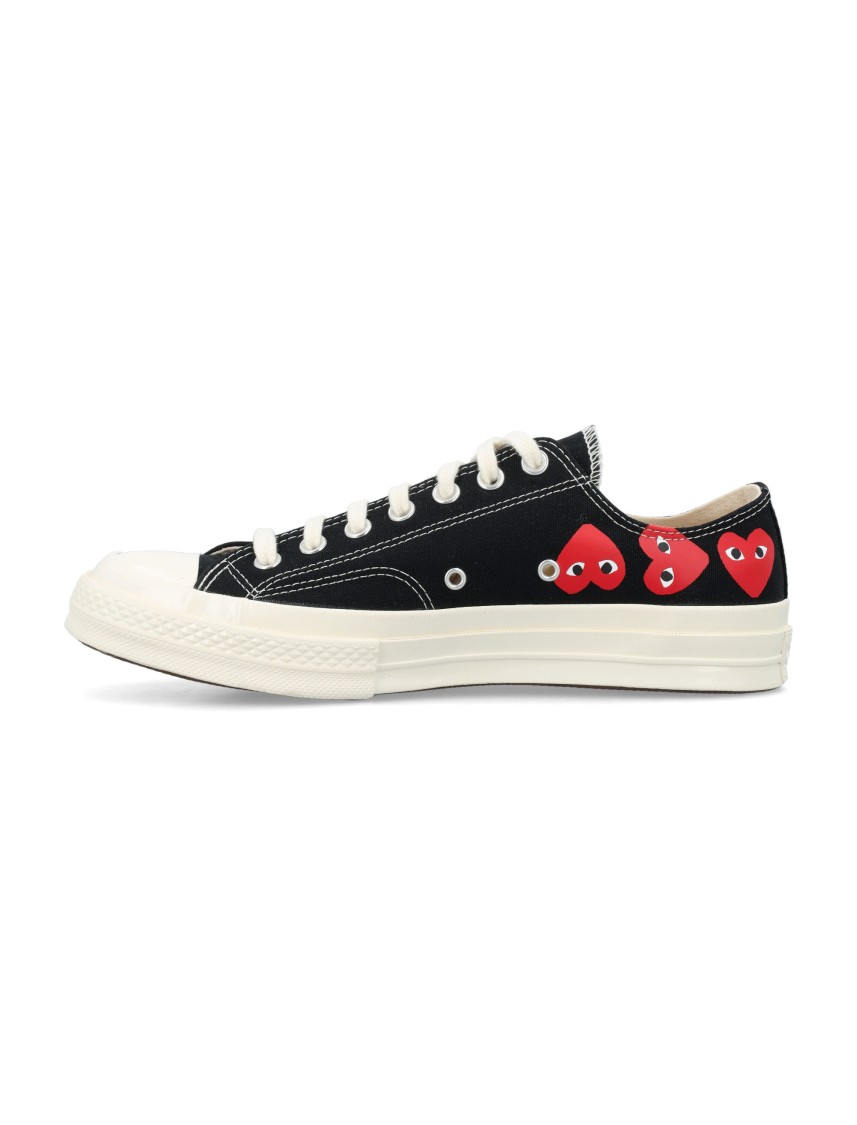 COMME DES GARCONS X CONVERSE COMME DES GARÇONS X CONVERSE MULTI HEART LOW TOP SNEAKERS