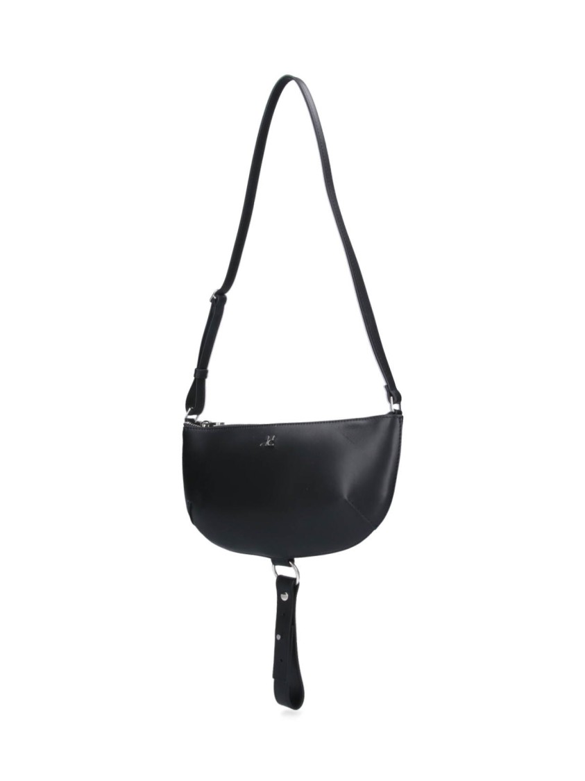 Courrèges Holy Eclipse Shoulder Bag In Black
