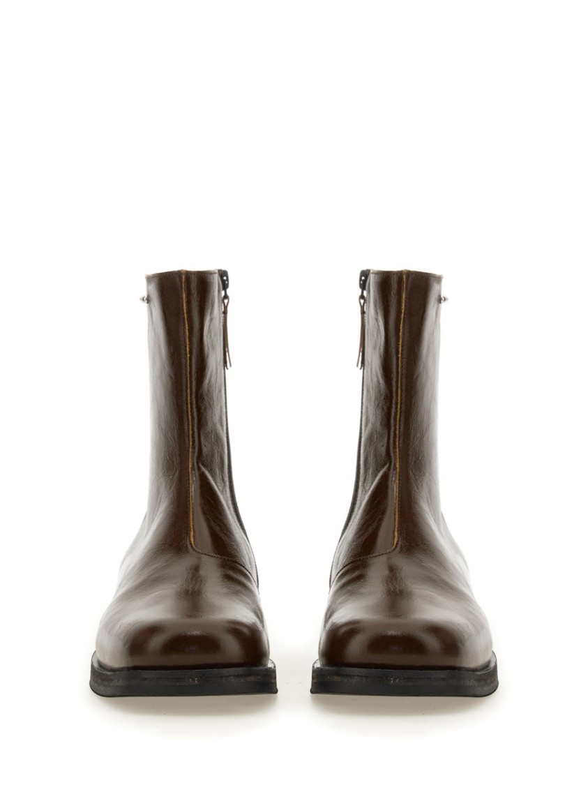 Our Legacy Camion Square-toe Leather Boots
