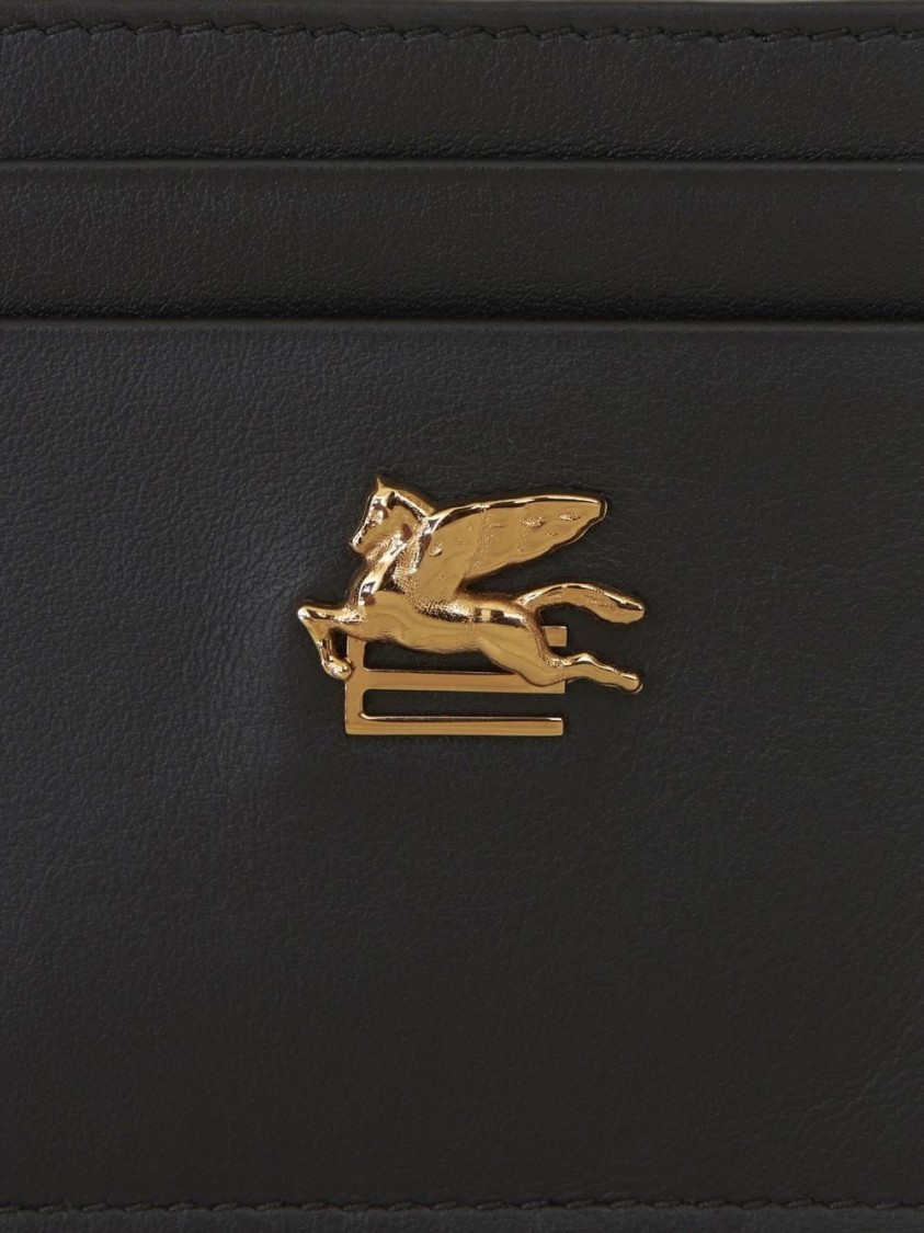 Etro Credit Card Holder In Black