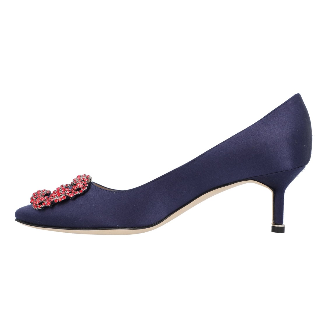 Manolo Blahnik Hangisi 050 Pump Blue In Blue