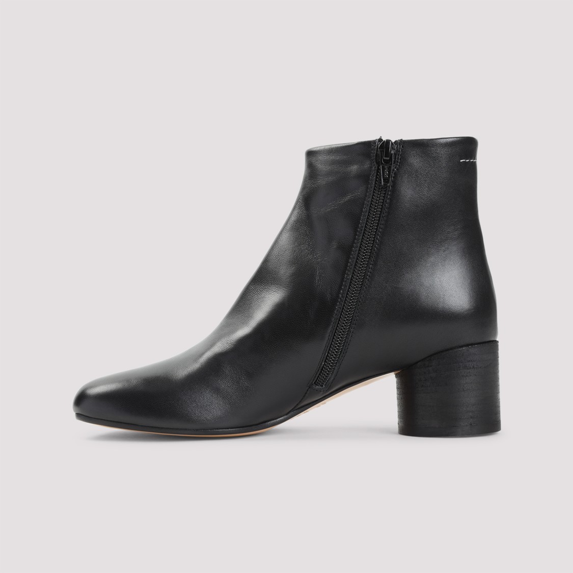 Shop Mm6 Maison Margiela Mm6 By Maison Margiela Black Ankle Boots