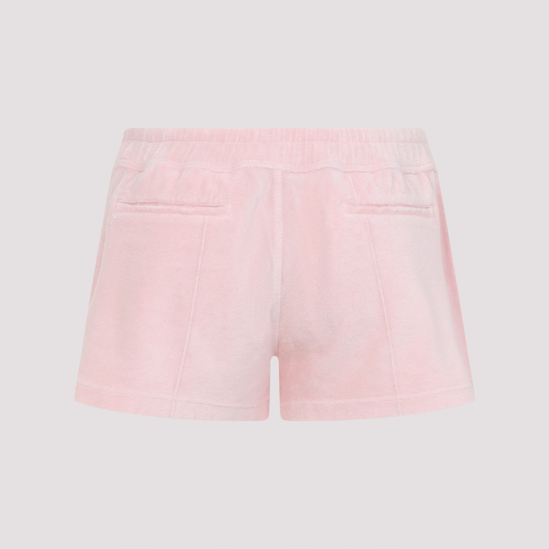 Tom Ford Pale Salmon Pink Cotton Towelling Shorts In Pink
