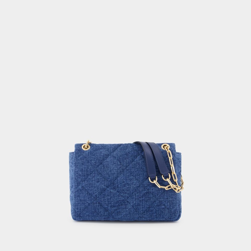 ハンドバッグ Grand Moon Bag - Vanessa Bruno - Linen - Blue Grand Moon Bag - Vanessa Bruno - Linen - Blue