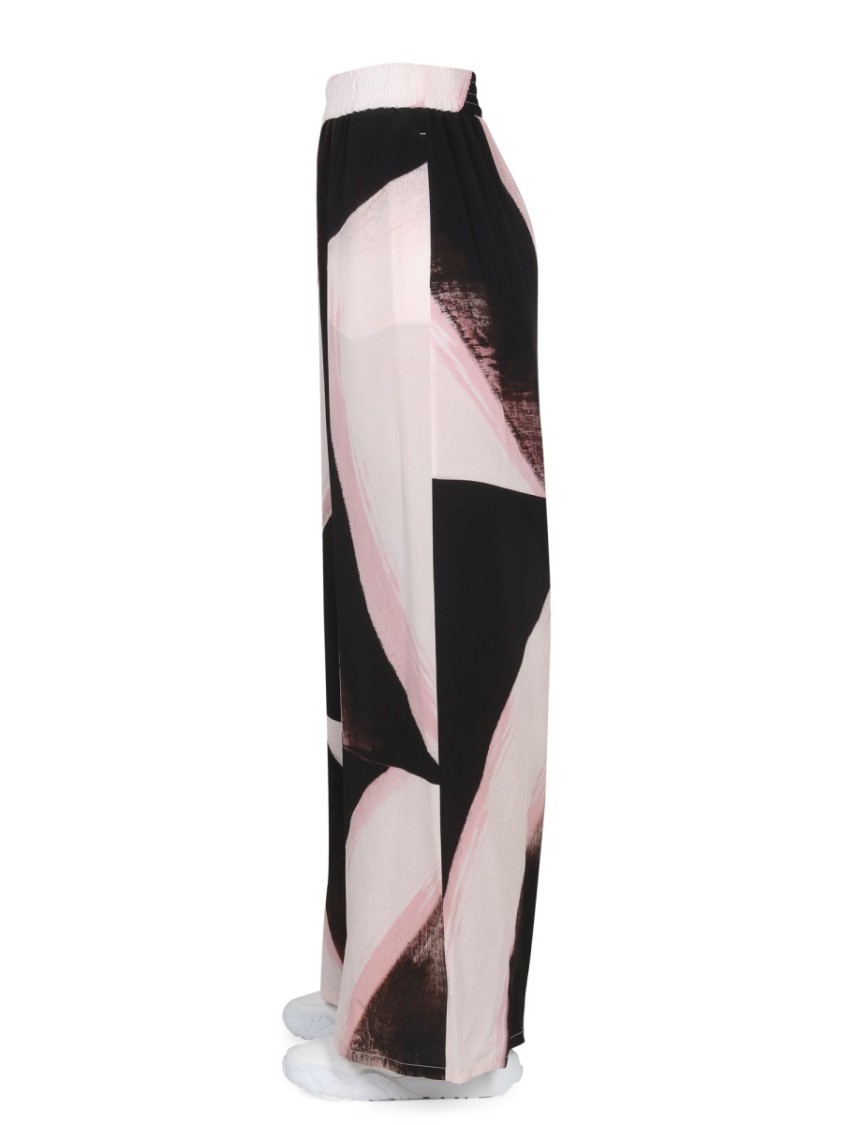パンツ alexander mcqueen BRUSHSTROKE GRAPHIC PANTS Alexander Mcqueen Brushstroke Graphic Pants In Black | ModeSens