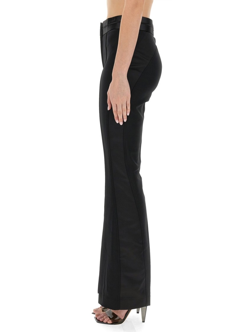 Helmut Lang Tailored Black Bootcut Pants In Black