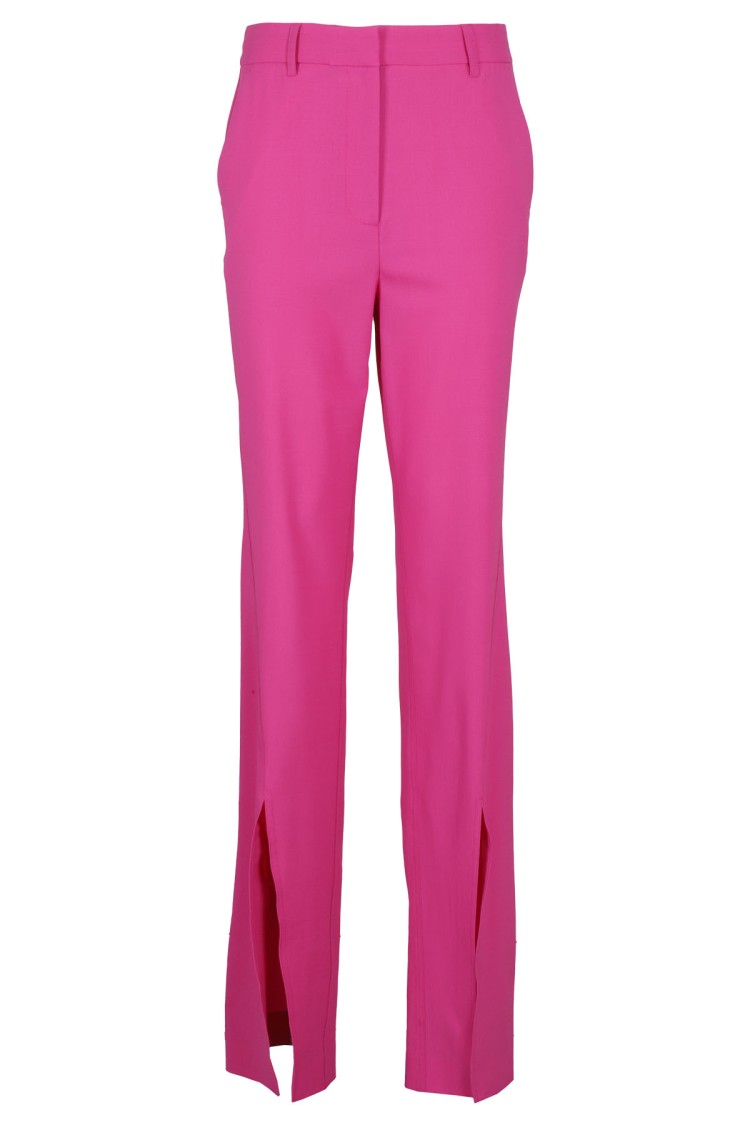 GIUSEPPE DI MORABITO GIUSEPPE DI MORABITO FUCHSIA DOUBLE TWISTED CANVAS PANTS