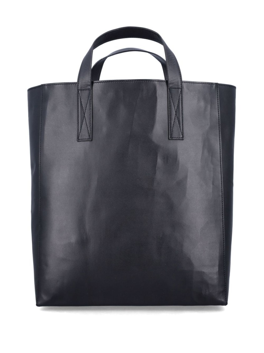 Vivienne Westwood Sleek Black Handbag With Dual Top Handles