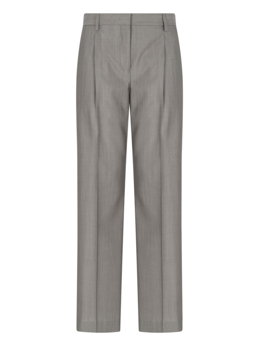 Lardini Grey Double-breasted Suit