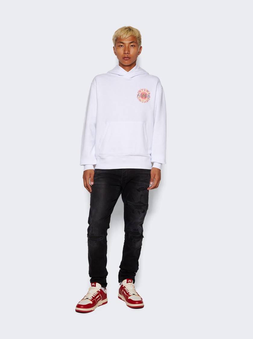 Amiri Collegiate Skel Top Low Sneakers Men In Red