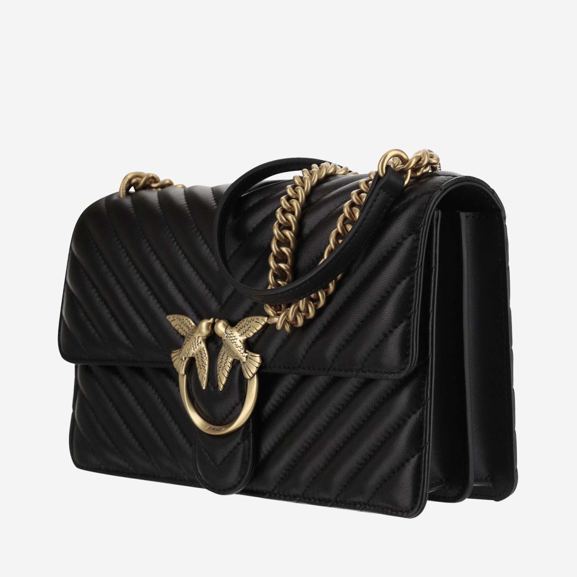 Pinko Love One Classic Shoulder Bag In Black