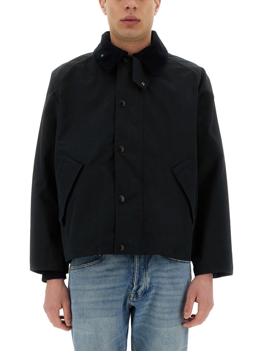 Shop Barbour "transporter" Casual Jacket In Blue