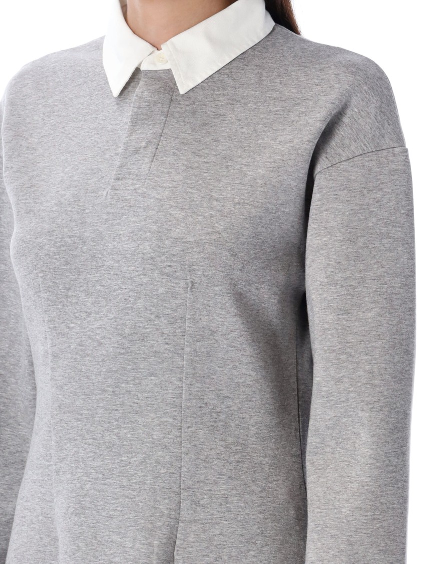Jw Anderson J. W. Anderson Polo Mini Dress In Gray