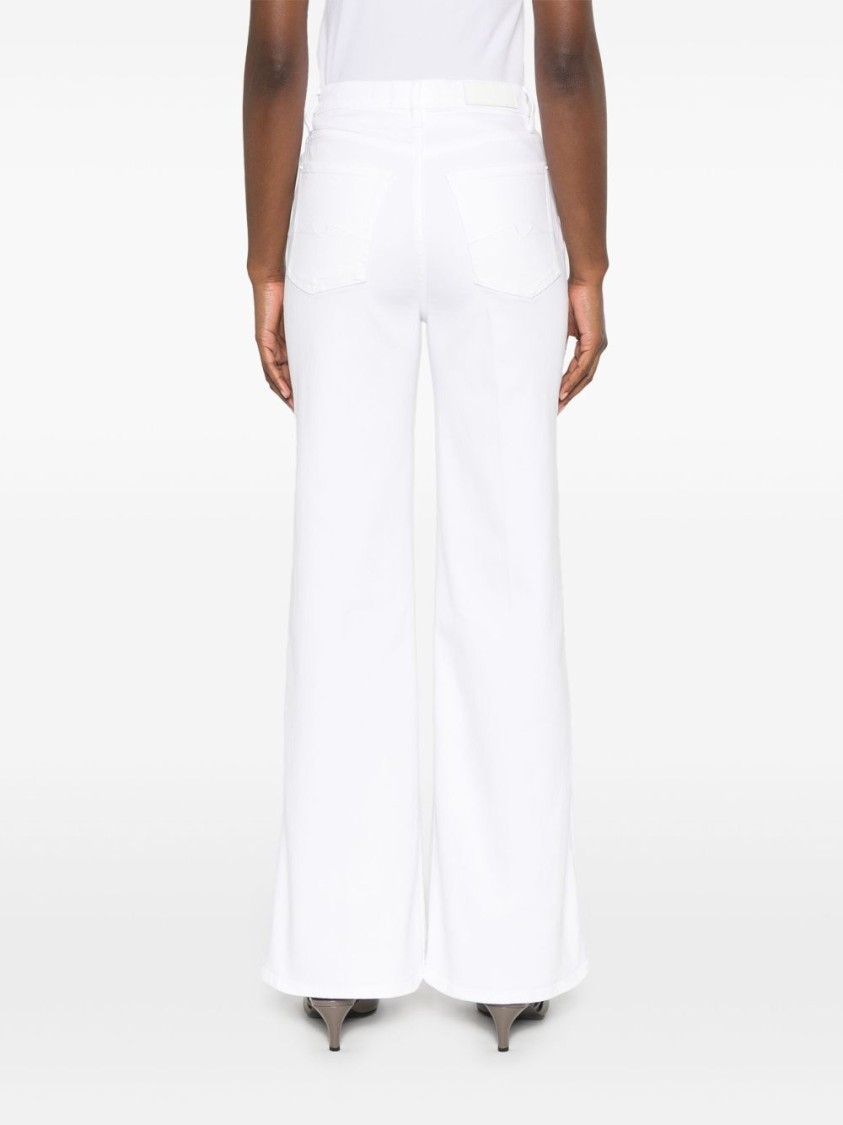 7 For All Mankind Ultra Highrise Jo Jeans In White