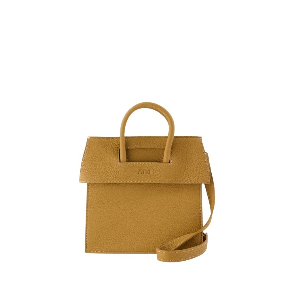 Atxi Etxea Mini Purse - Leather - Beige