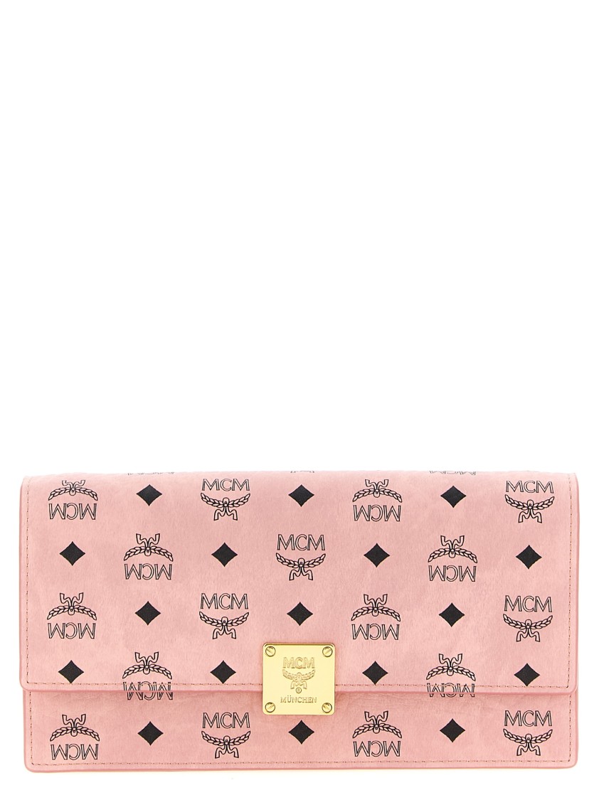 Mcm Aren' Wallet On Chain In Pink