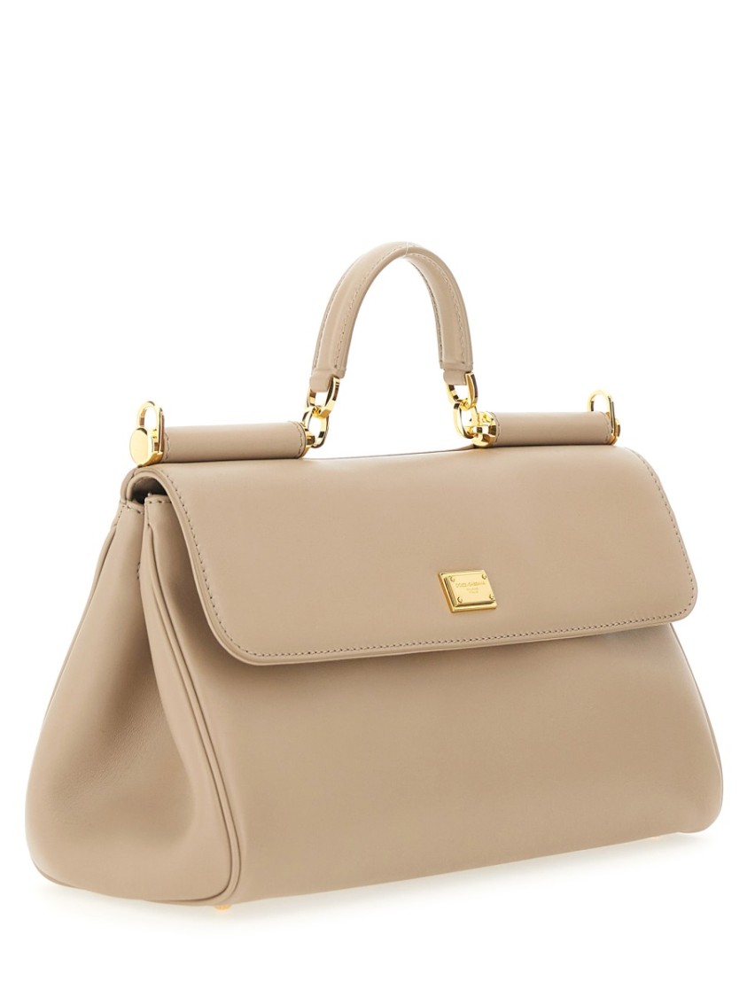 Dolce & Gabbana "my Sicily" Handbag In Neutral