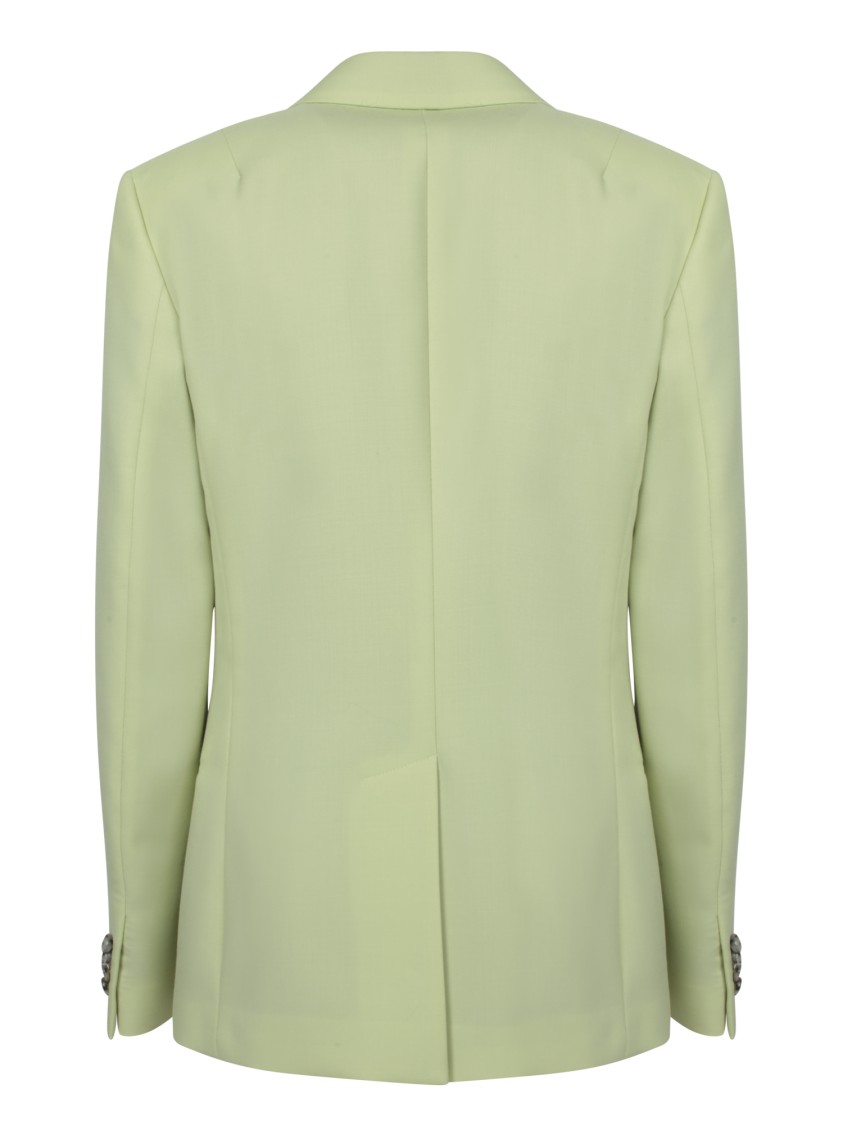 Shop Paul Smith Tailored Green Jacket With Single-breasted Design