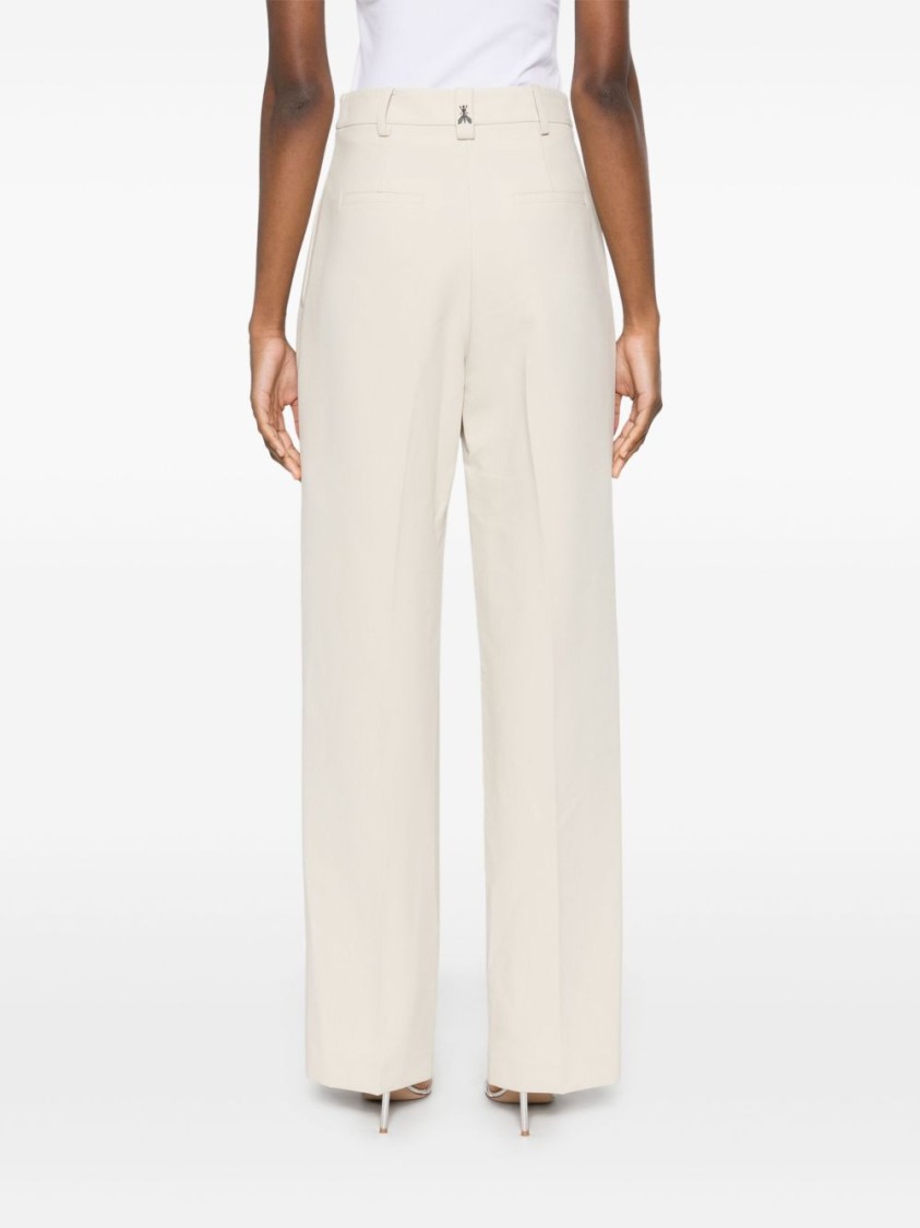 Patrizia Pepe Light Beige Tailored Pants In Neutrals