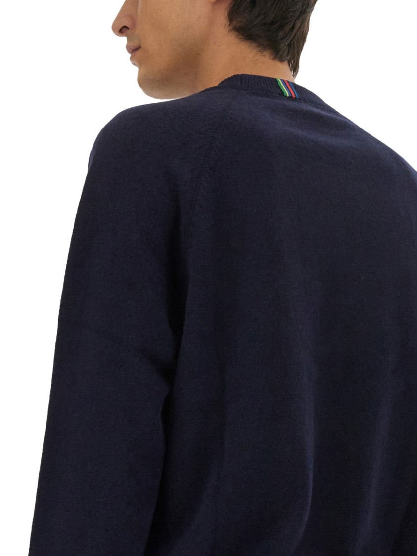 Ps By Paul Smith Ps Paul Smith Relaxed Fit Crew Neck Merino Wool Sweater