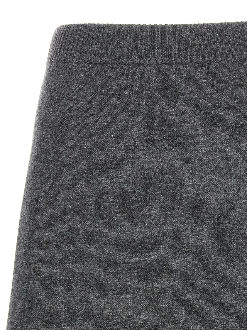 Brunello Cucinelli Longuette Midi Skirt In Stretch Cashmere