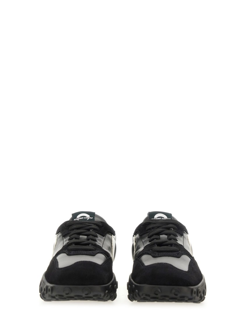 Marine Serre Metal Free Leather Low-top Sneakers