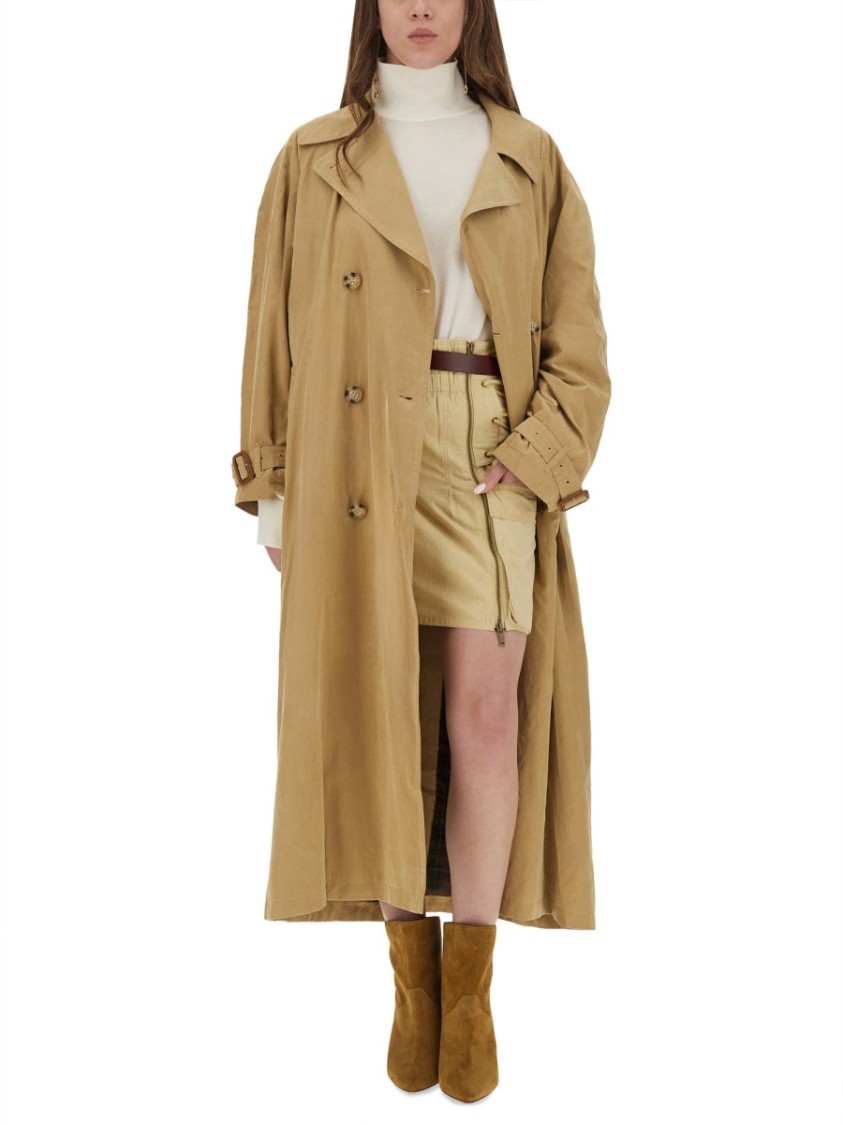 Isabel Marant Trench "elea" In Brown