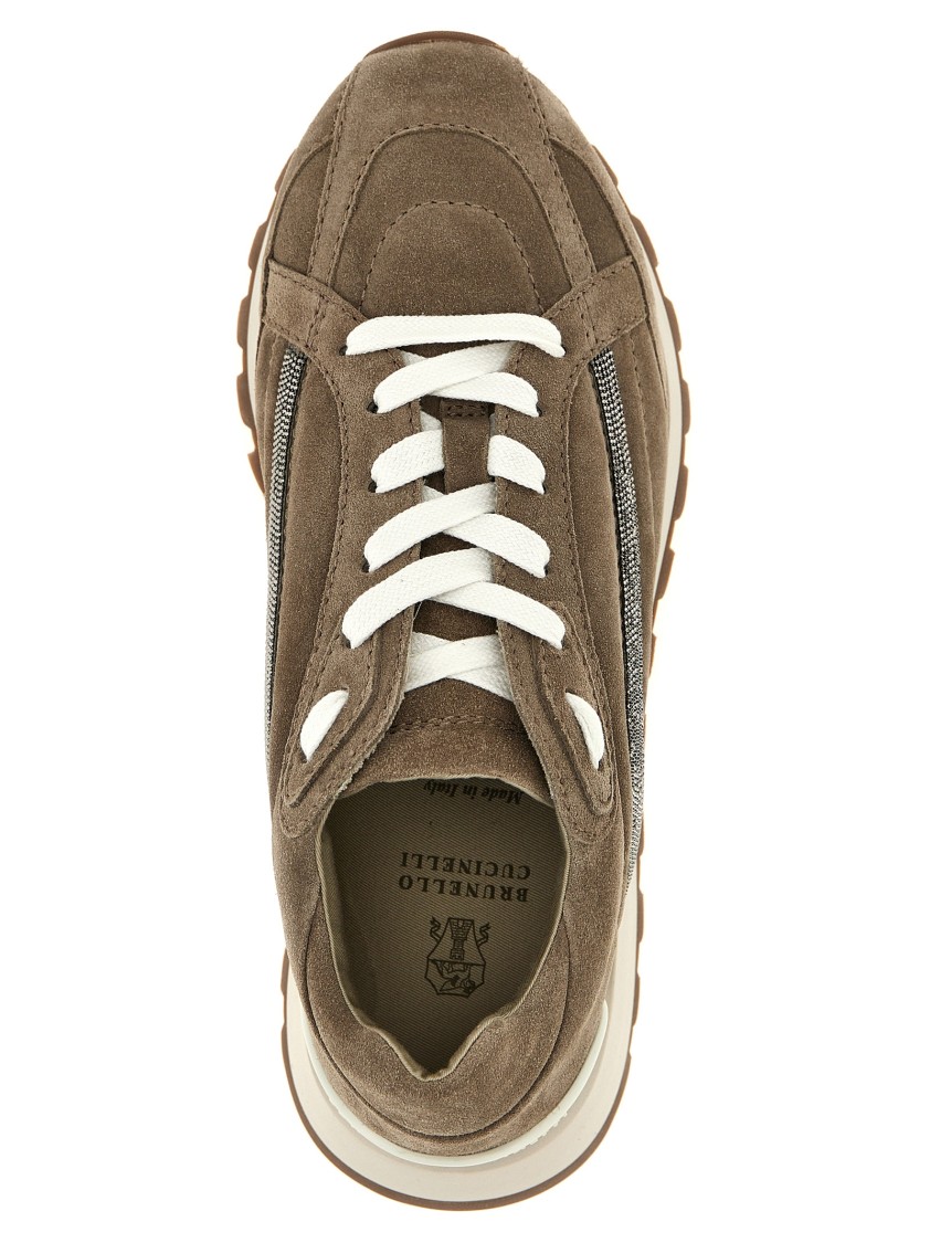 Brunello Cucinelli Monile' Sneakers In Neutral