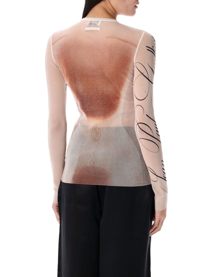 Shop Jean Paul Gaultier Le Classique Top In Neutrals