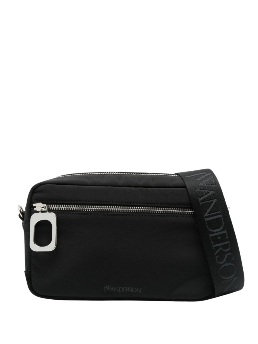 Jw Anderson J. W. Anderson Compact Rectangular Bag With Zip Closure In Black