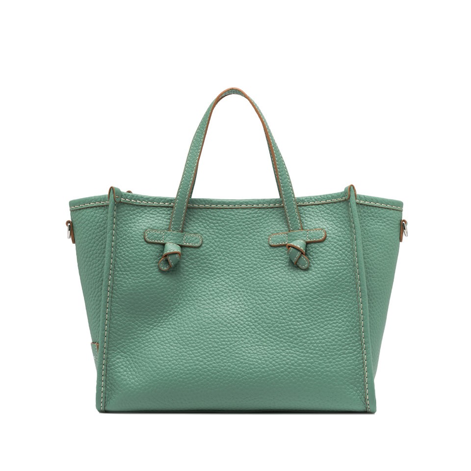 Gianni Chiarini Marcella Structured Green Calf Leather Shoulder Bag