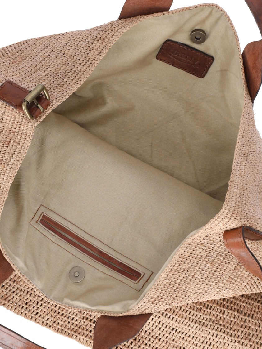 Shop Ibeliv "flamingo" Tote Bag - Brown