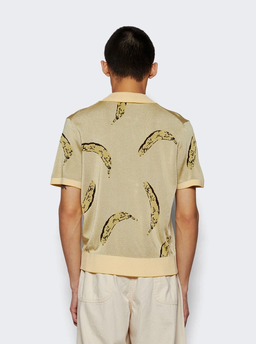 Jacquemus Crew Neck Graphic Print Polo Shirt