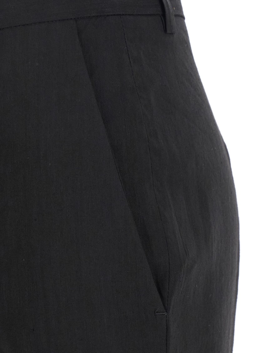 Shop Tela Tailored Fit Flared Black Pants