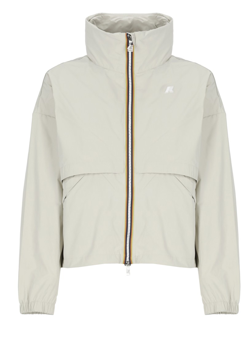 K-way Beige Aubette Memory Touch Jacket