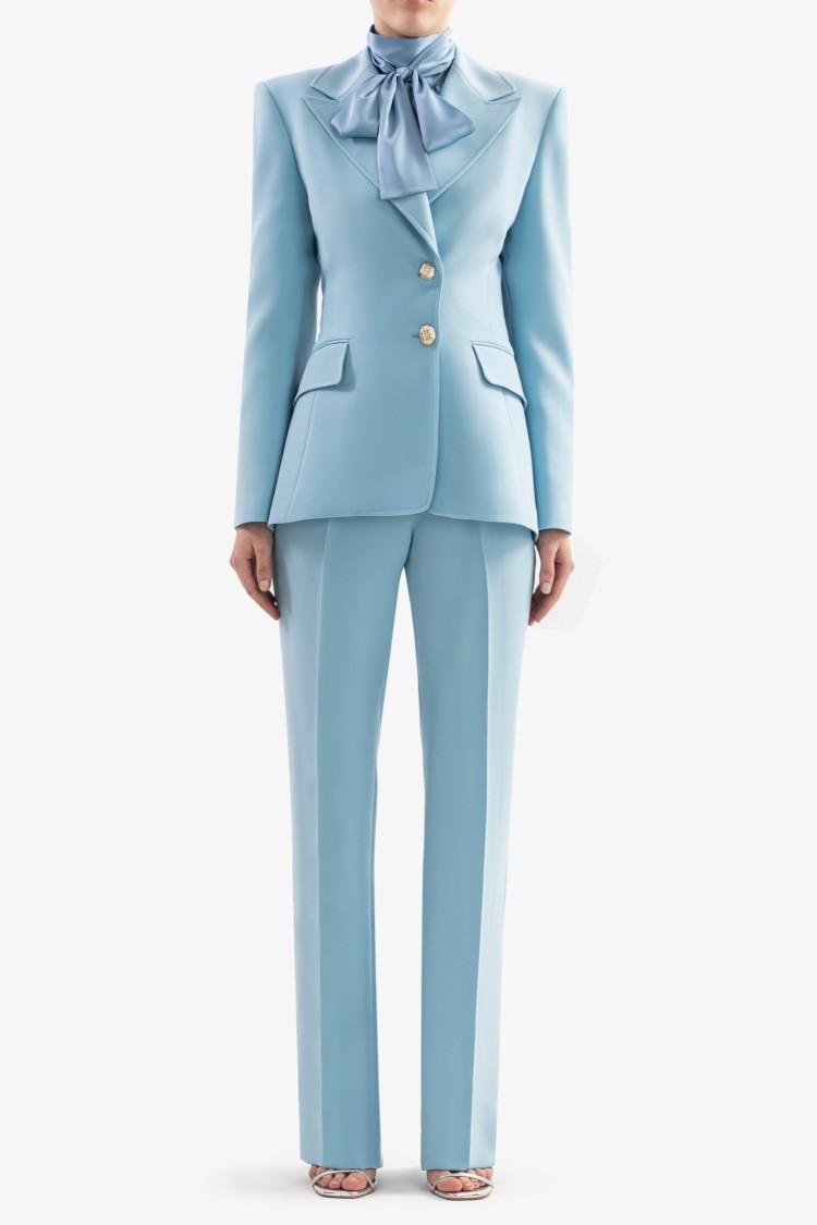 Saiid Kobeisy Tailored Jacket In Blue
