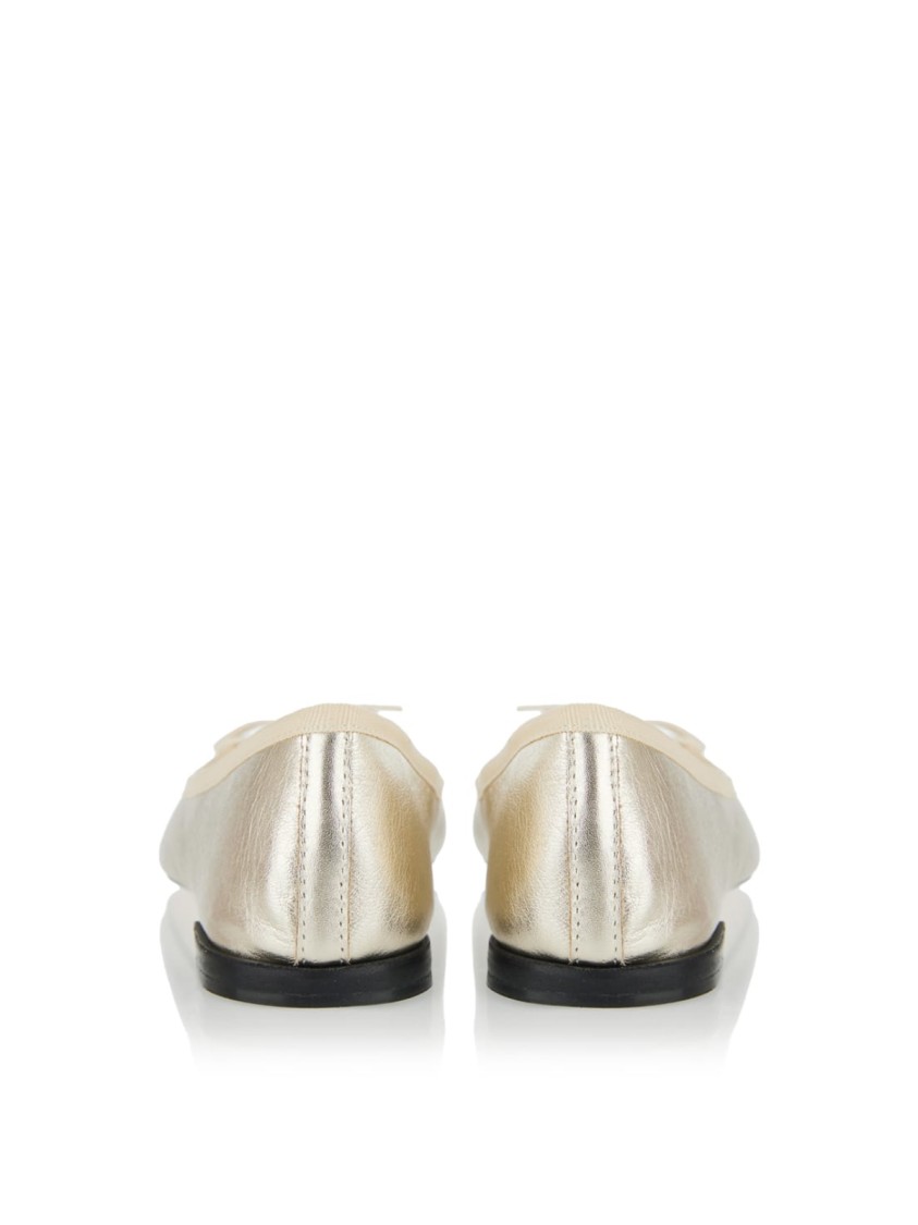 Repetto Flora Cap-toe Ballerina Ballet Flats In Neutral