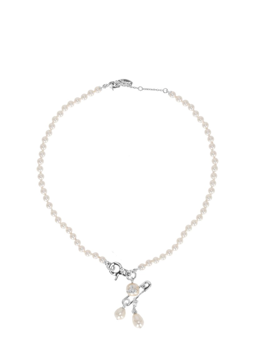 Vivienne Westwood Small Claude Pearl Necklace