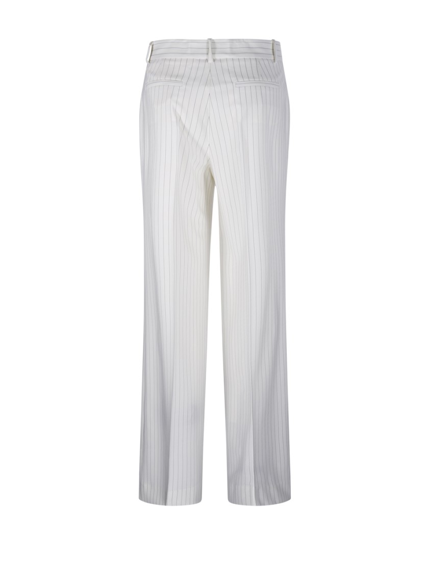 Shop P.a.r.o.s.h Parosh Classic White Tailored Pants