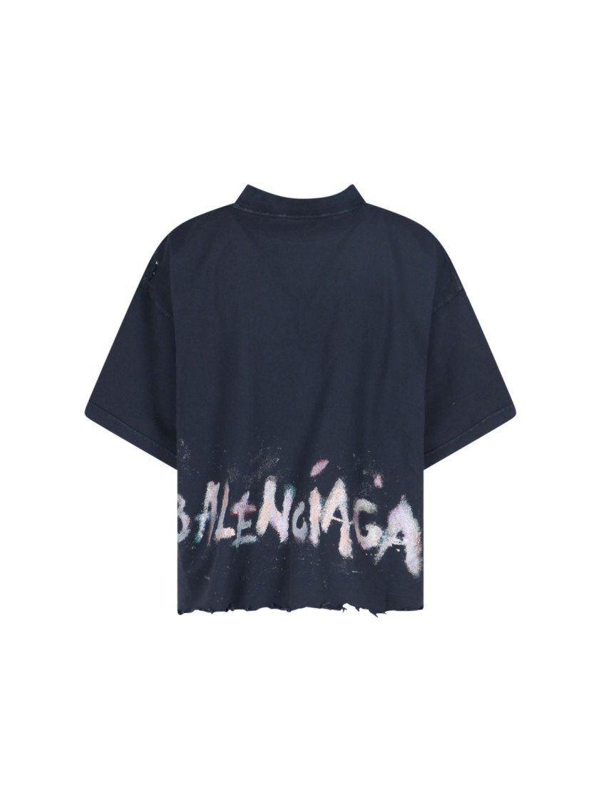 Balenciaga T-shirts And Polos In Blue