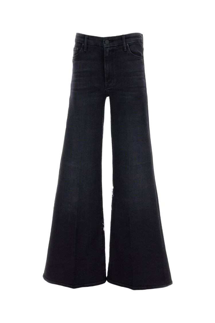 Mother The Roller Sneak Jeans In Blue