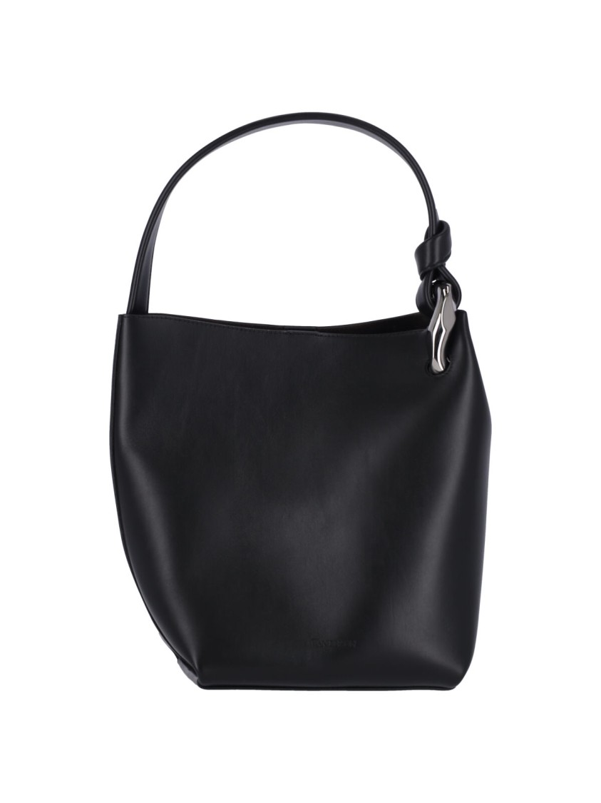 Jw Anderson J. W. Anderson Croner Bucket Bag – Black In Black